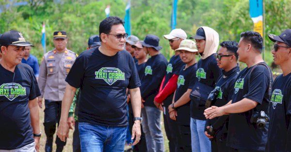 Jadi Ajang Silaturahmi, Bupati Barru Suardi Saleh Apresiasi Pesta Rakyat Lomba Taxi Gabah