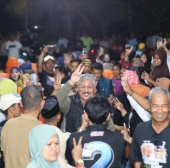 Sapa Ribuan Masyarakat Temmassarangnge, Irwan Hamid: Mari Bersama Jemput Kemenangan