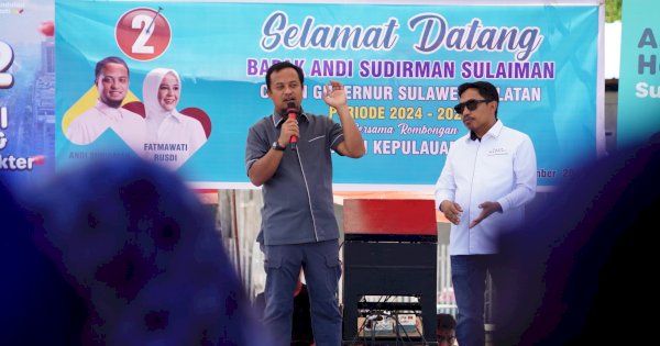 Ratusan Warga Selayar Sambut Kunjungan Andi Sudirman di Selayar