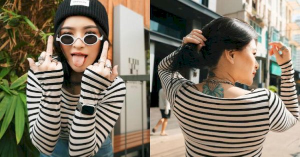 Janda Sule Nathalie Holscher Pamer Tato Baru sampai Acungkan Jari Tengah, Netizen: Kembali ke Setelan Pabrik