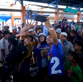 Fatmawati Dapat Dukungan di Pasar Ikan Paotere, Nomor 2 Jadi Pilihan di Pilgub Sulsel