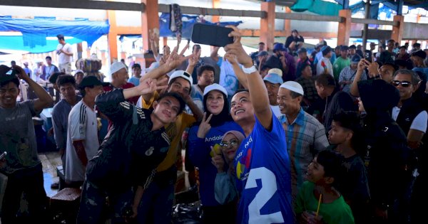 Fatmawati Dapat Dukungan di Pasar Ikan Paotere, Nomor 2 Jadi Pilihan di Pilgub Sulsel