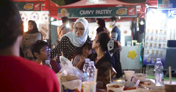 Berkunjug ke Pesta Kuliner MCN, Rezki Lutfi Ingin Event Ini Terus Ada di Makassar