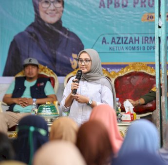 Legislator NasDem Azizah Irma Kunjungan Pengawasan APBD Sulsel di Pinrang