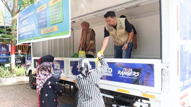 Operasi Pasar Murah Disdag Makassar.