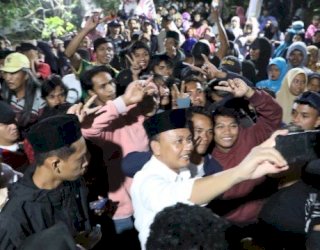Berbeda dengan Uji Nurdin, Kunjungan Ilham-Kanita di Pa&rsquo;bumbungan Disambut Meriah Warga