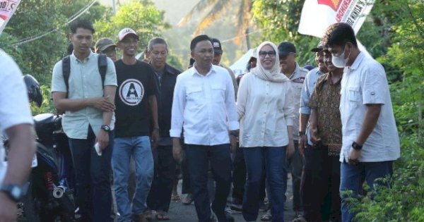 Petani Pa’bentengan Dukung Ilham Azikin, Senang dengan Program 100 Persen Jalan Tani