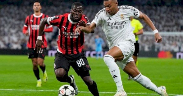 Setelah Dipermalukan Barcelona, Kylian Mbappe Makin Suram usai Real Madrid Digebuk Milan