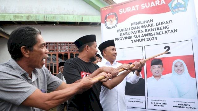 Ilham-Kanita Tidak Ingin Ada Anak Putus Sekolah di Bantaeng.