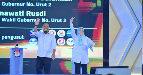 Rekam Jejak Ekonomi Jadi Kekuatan Andi Sudirman-Fatmawati di Debat Pilgub Sulsel