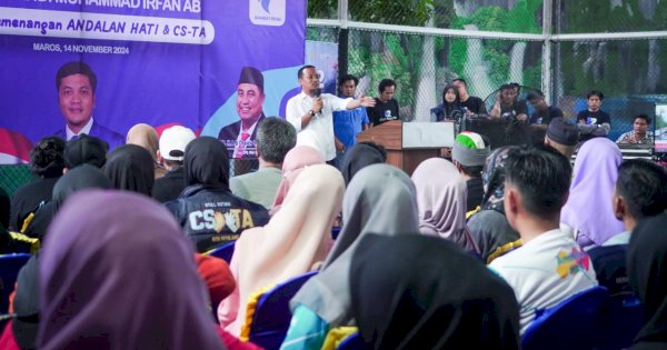 Semangat Ribuan Warga Hadiri Kampanye Andalan Hati di Gowa