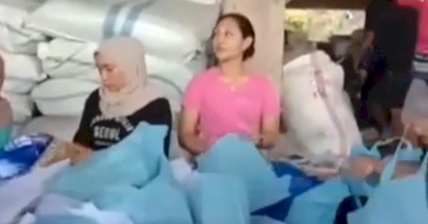 Video Pasangan Mitra &#8211; Mahmuddin Beredar Bagi Bagi Sembako, Warga Pertanyakan Sikap Bawaslu