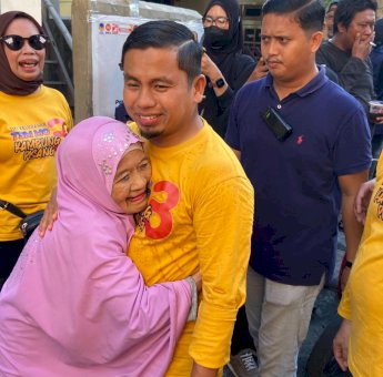 Visi Parepare Maju dan Sejahtera Tasming-Hermanto Disambut Hangat Warga Kampung Pisang