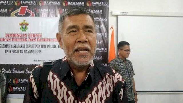 Guru Besar Unhas dan pengamat politik Prof. Dr. Armin Arsyad MSi 