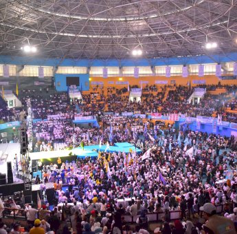 Andalan Hati Tunjukkan Kekuatan di GOR Sudiang, Dukungan Menggema di Sulsel-Dihadiri Tokoh Nasional