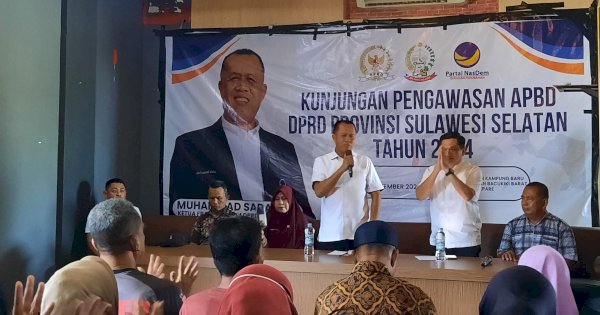 Ketua Fraksi NasDem Muhammad Sadar Pengawasan APBD Sulsel di Parepare, Harap Perang Aktif Masyarakat