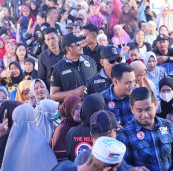 Hujan Tak Surutkan Semangat Warga Hadiri Kampanye TSM-MO di Cappa Galung
