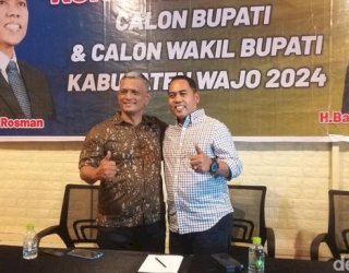 Data Quick Count JSI di Pilkada Wajo: Rosman-Baso 61,73 Persen, Amran-Amran 28,29 Persen