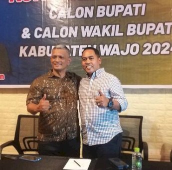 Data Quick Count JSI di Pilkada Wajo: Rosman-Baso 61,73 Persen, Amran-Amran 28,29 Persen