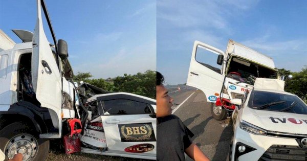 Polisi Ungkap Penyebab Kecelakaan Mobil TvOne di Tol Pemalang: Mobil TvOne sedang Berhenti-Truk Hindari Mobil Oleng