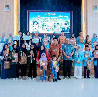 Bupati Barru Hadiri Hari Puncak Peringatan Hari Anak Nasional Tahun 2024