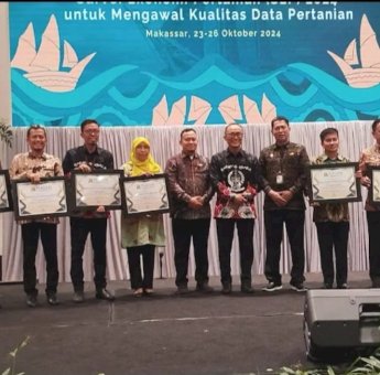 Pemkab Barru Raih Penghargaan Indeks Pembangunan Statistik Dengan Predikat Baik dari BPS