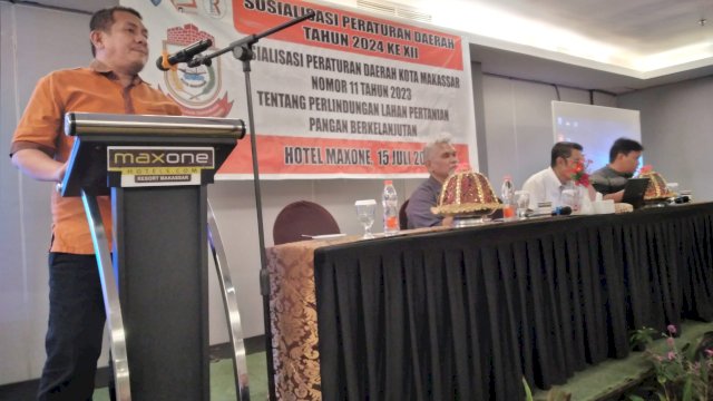 DPRD Makassar Tekankan Pentingnya Cegah Alih Fungsi Lahan