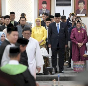 Hadiri Pelantikan Anggota DPRD Kota Makassar Periode 2024-2029, Indira Yusuf Ismail Ucapkan Selamat