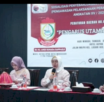DPRD Makassar Sosialisasi Perda PUG, Indira Yusuf Bicara Kesetaraan