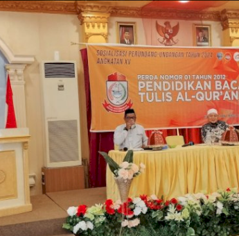 Sosialisasi Perda Pendidikan Baca Tulis Al-Qur&rsquo;an, Muchlis Misbah: Pedoman Hidup