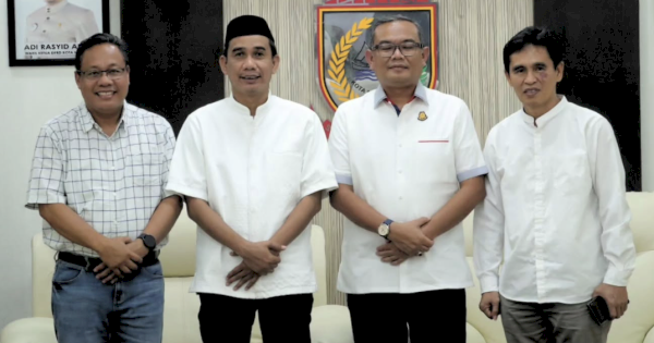 Ketua DPRD Kota Makassar Rudianto Lallo, Menerima Kunjungan Kajari Makassar Bapak Nauli Rahim Siregar