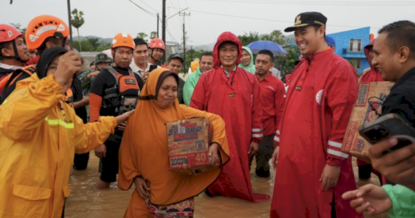 Pj Gubernur dan Bupati Pantau Kondisi Banjir Pangkep