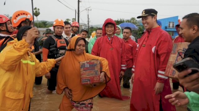 Pj Gubernur dan Bupati Pantau Kondisi Banjir Pangkep