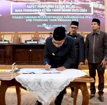 Pemkot dan DPRD Makassar Komitmen Dukung Pembangunan Stadion, Sepakati KUA-PPAS APBD-P 2024