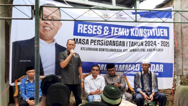 Ketua Fraksi NasDem DPRD Sulawesi Selatan, Muhammad Sadar