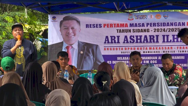 Ketua Komisi D DPRD Makassar Ari Ashari Ilham.