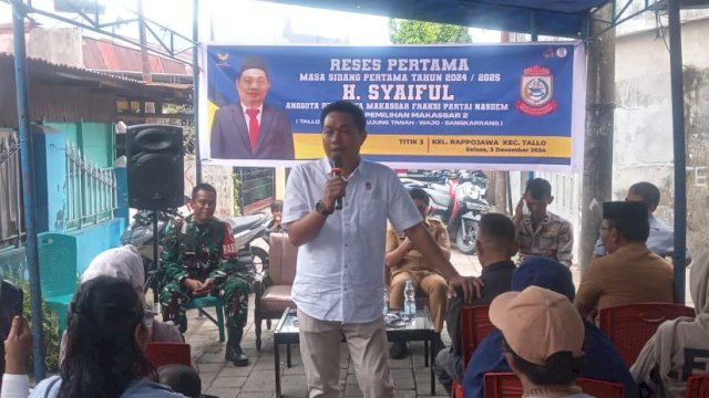 H. Syaiful Anggota DPRD Makassar Fraksi NasDem