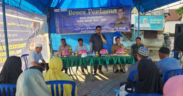 Anggota DPRD Makassar M Yahya Temu Konstituen, Lampu Jalan hingga Armada Pengangkut Sampah jadi Topik Utama