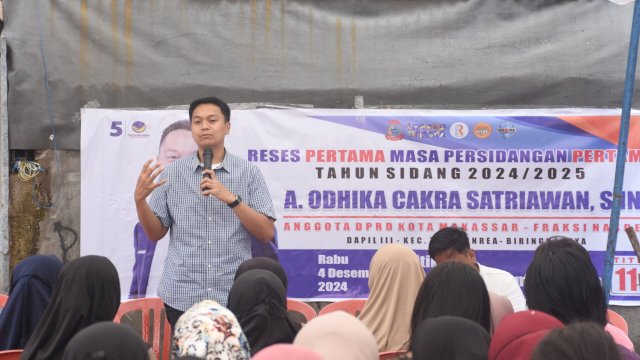 Anggota DPRD Kota Makassar dari Fraksi Nasdem, Odhika Cakra Satriawan