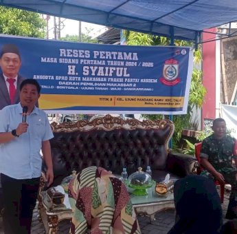 Temu Konstituen di Dapil 2, Legislator NasDem H Syaiful Dicurhati Warga soal Air Bersih-Drainase