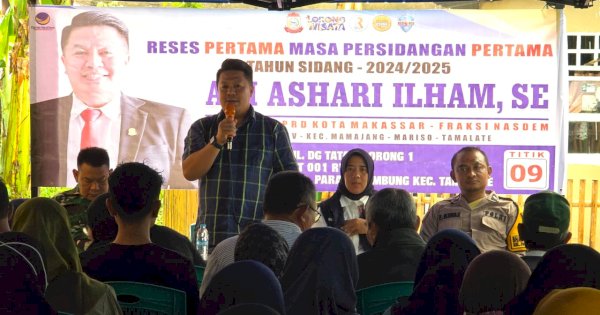 Ketua Komisi D DPRD Kota Makassar Ari Ashari Ilham Reses, Temukan Masalah Bansos dan Banjir