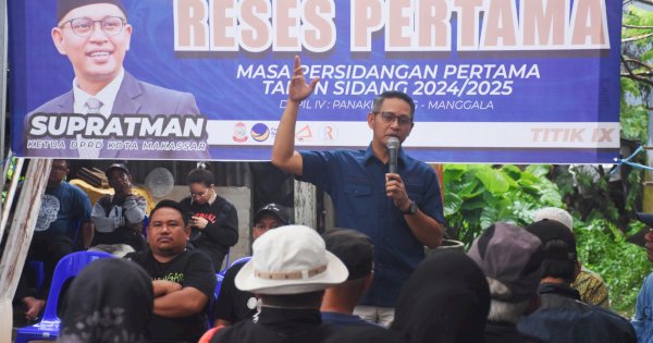 Dicurhati Masyarakat Terkait Jalan Rusak, Ketua DPRD Supratman Minta Pemkot Segera Perbaiki-Dorong Ekonomi Kreatif