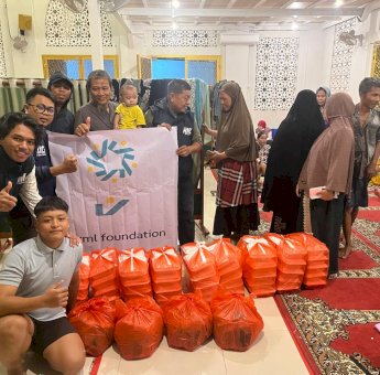 Gerakan Cepat RML Foundation Salurkan Bantuan ke Warga Terdampak Banjir di Makassar