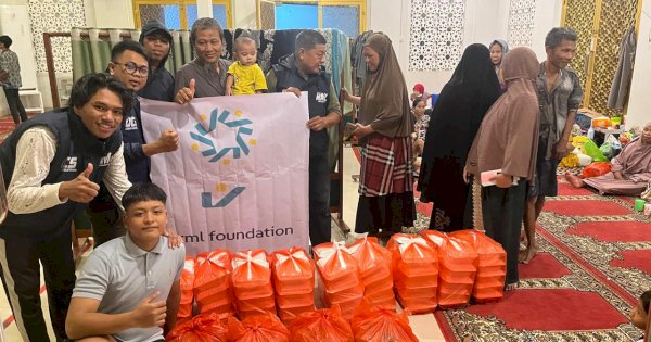 Gerakan Cepat RML Foundation Salurkan Bantuan ke Warga Terdampak Banjir di Makassar