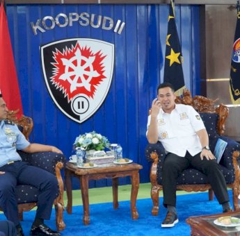 Bupati Pangkep Yusran Kunker ke Markas KOOPSUD, Bahas Transportasi Udara