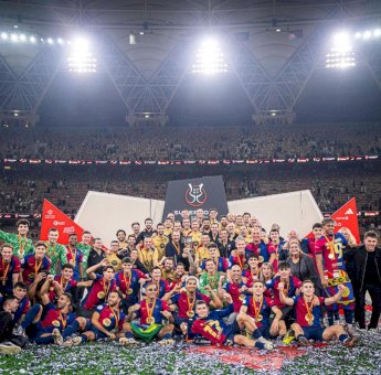 Selamat! Barca Juara Piala Super Spanyol, Hajar Real Madrid 5-2