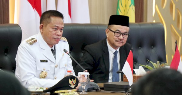 Sekda Jufri Rahman Perkenalkan Kepala OPD di Depan Pj Gubernur Prof Fadjry Djufry