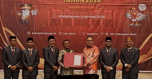 Sah! Andi Asman dan Andi Akmal sebagai Bupati dan Wabup Bone Terpilih Periode 2025-2029