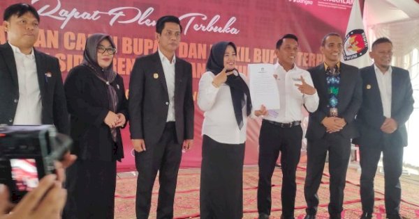 Syaharuddin Alrif-Nurkana’ah Resmi Ditetapkan Jadi Bupati dan Wakil Bupati Sidrap Terpilih Periode 2024-2029