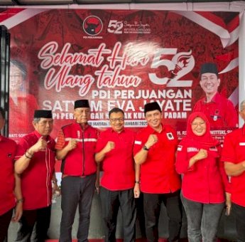 Momentum HUT ke-52, DPD PDIP Sulsel Bagikan 52 Ribu Bibit Pohon dan Benih Ikan